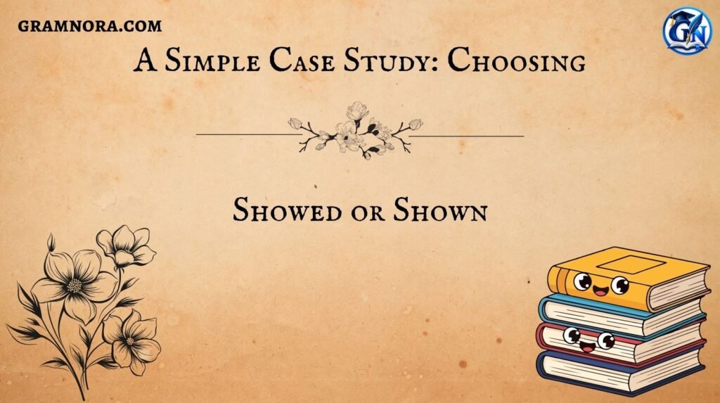 A Simple Case Study: Choosing
