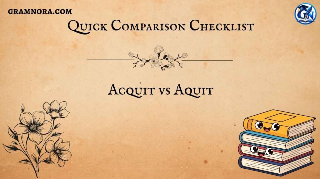 Acquit vs Aquit