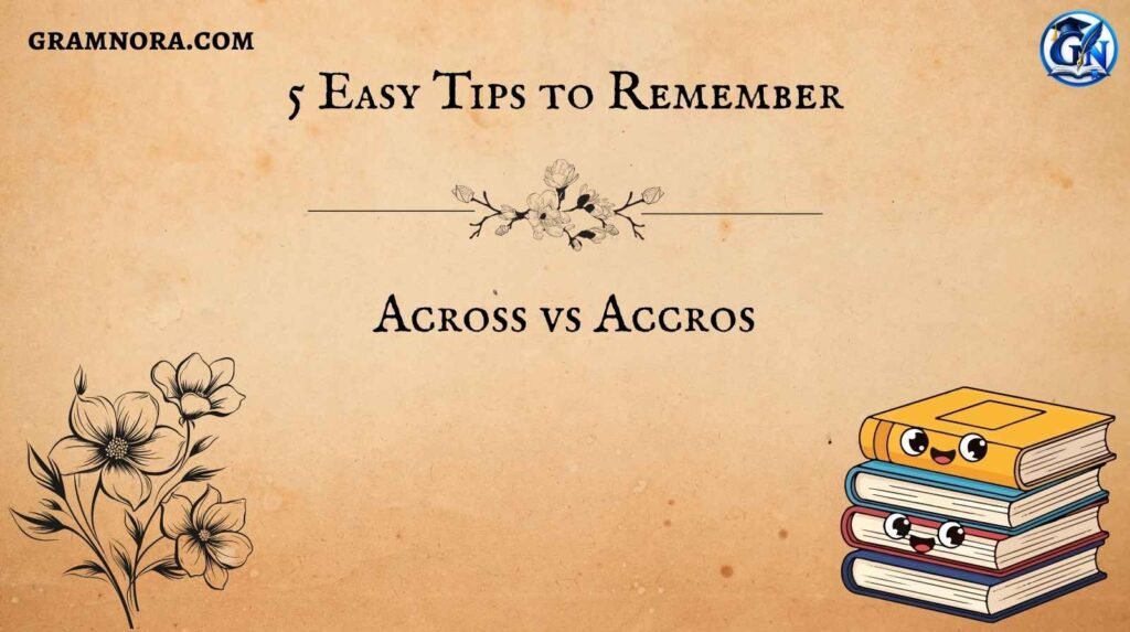 Across vs Accros