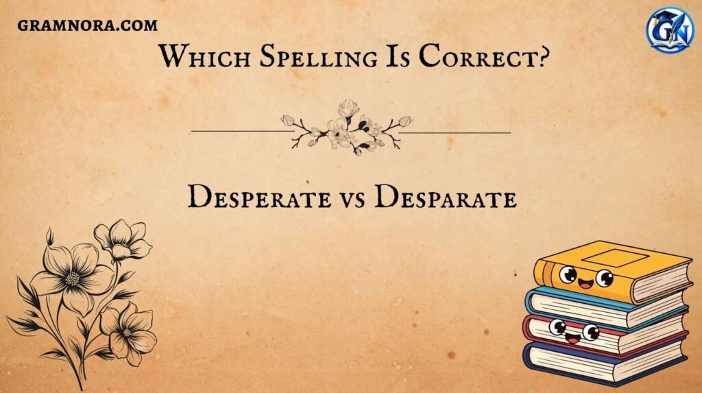 Desperate vs Desparate