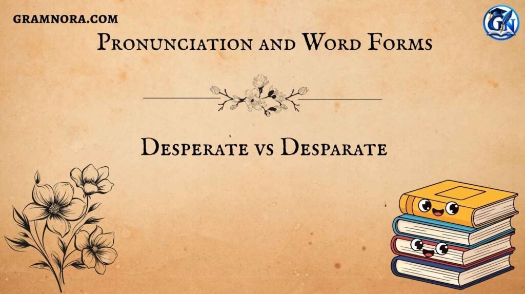 Desperate vs Desparate