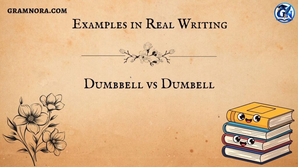 Dumbbell vs Dumbell