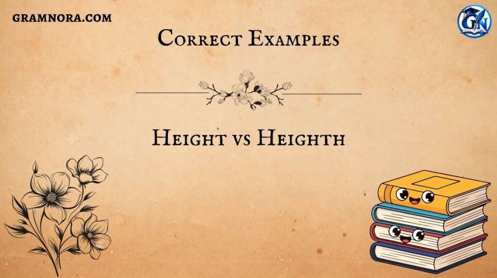 Height vs Heighth