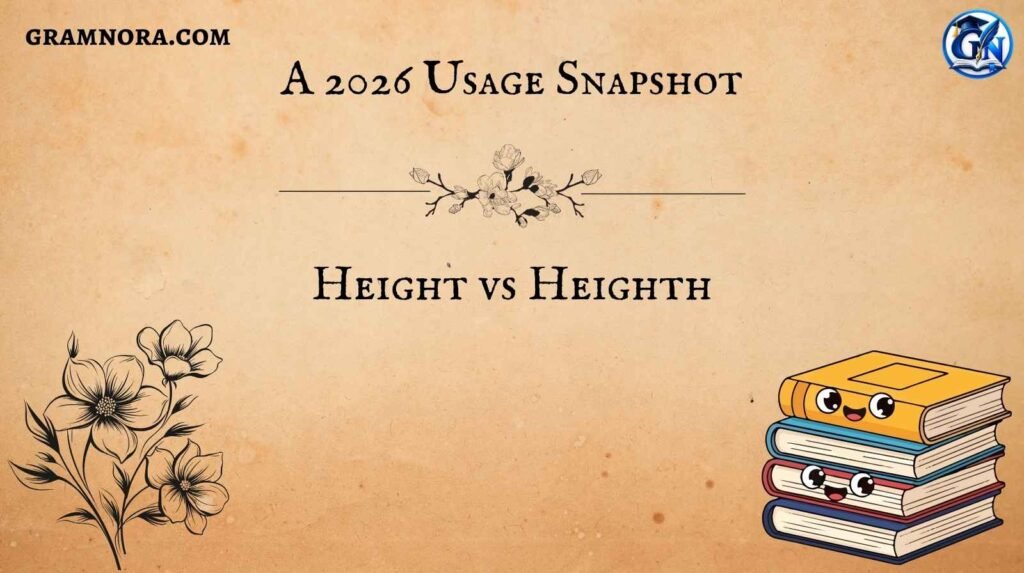 Height vs Heighth