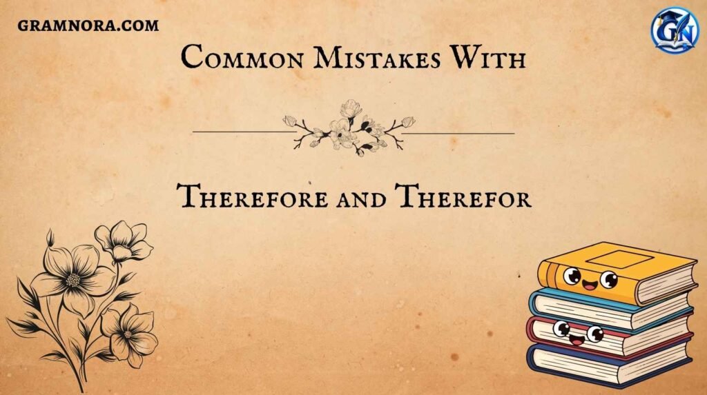 Therefore and Therefor