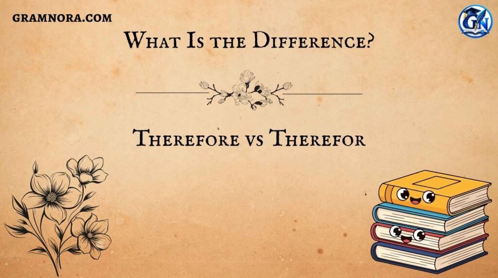 Therefore vs Therefor 