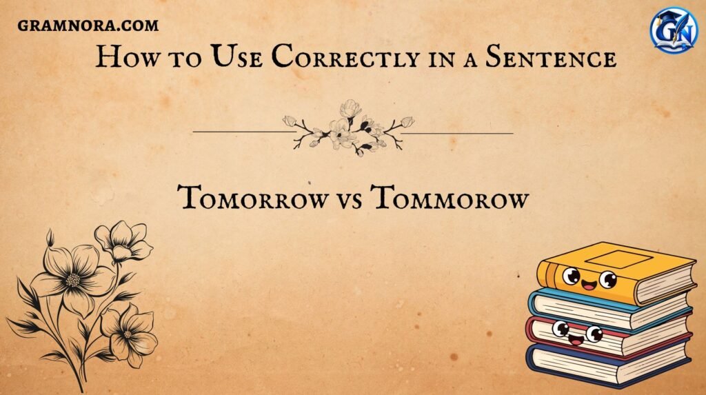 Tomorrow vs Tommorow