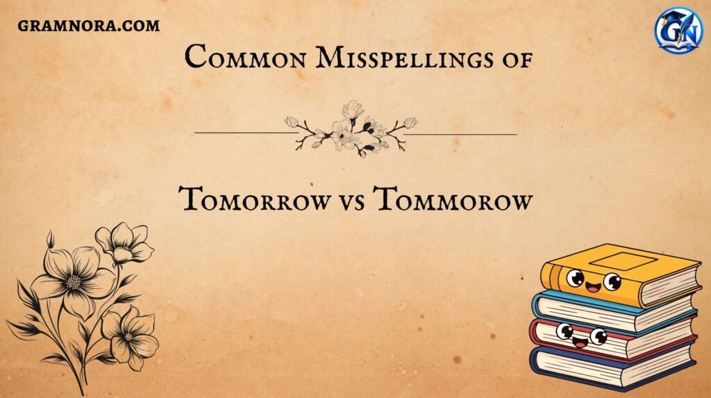 Tomorrow vs Tommorow