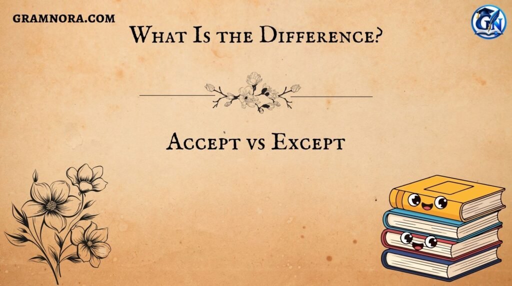 Accept vs Except