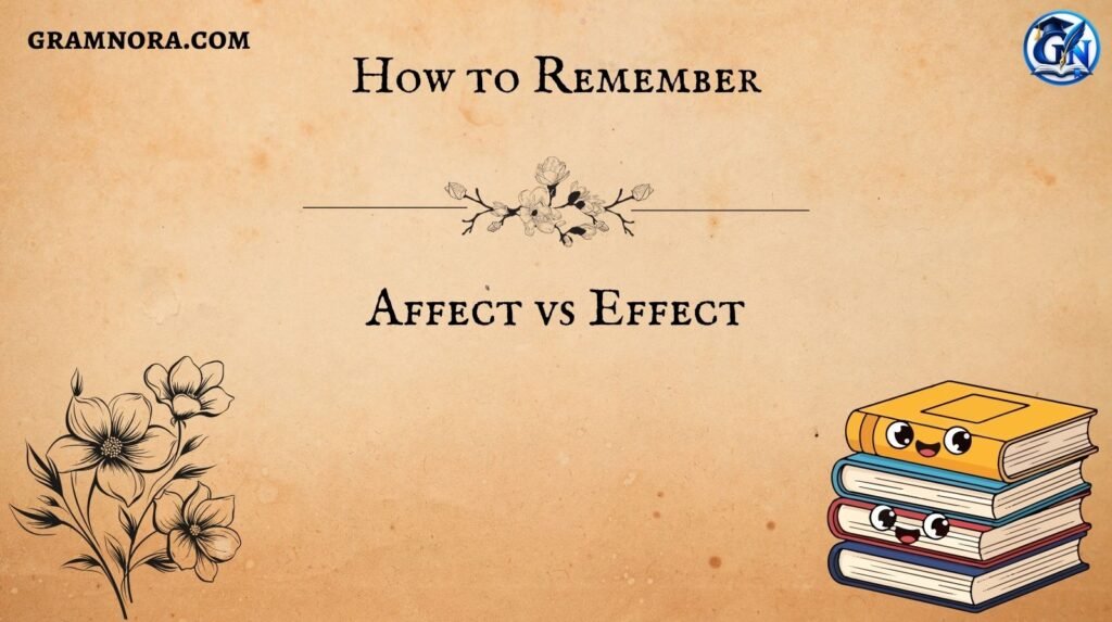 Affect vs Effect