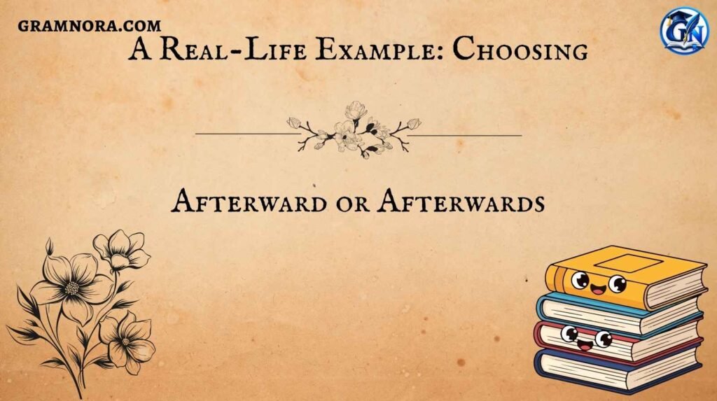 Afterward or Afterwards