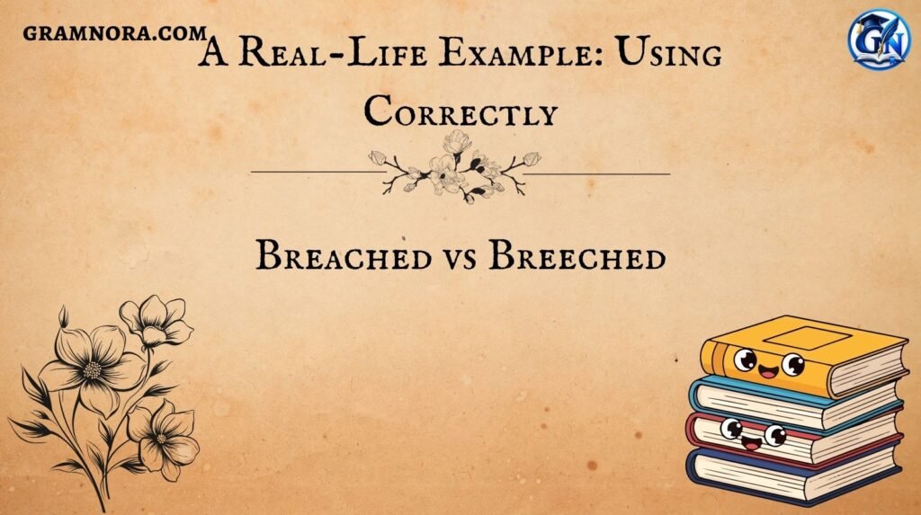 Breached vs Breeched