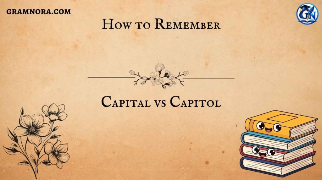 Capital vs Capitol