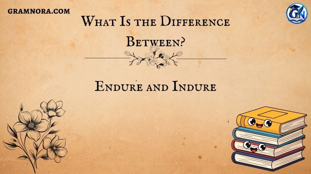Endure and Indure
