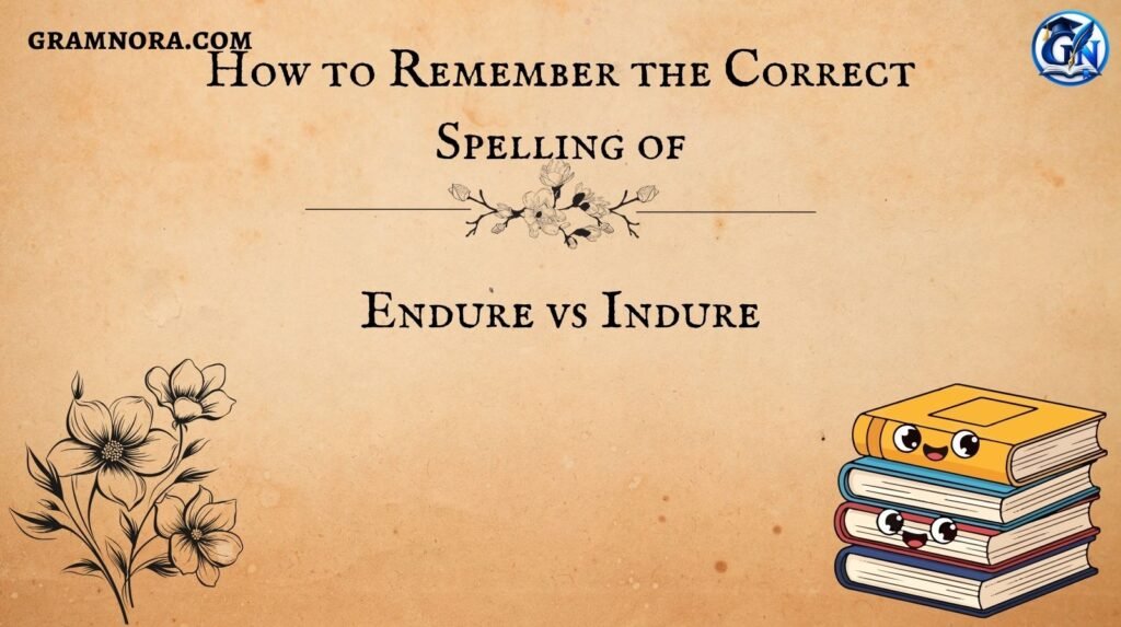 Endure vs Indure