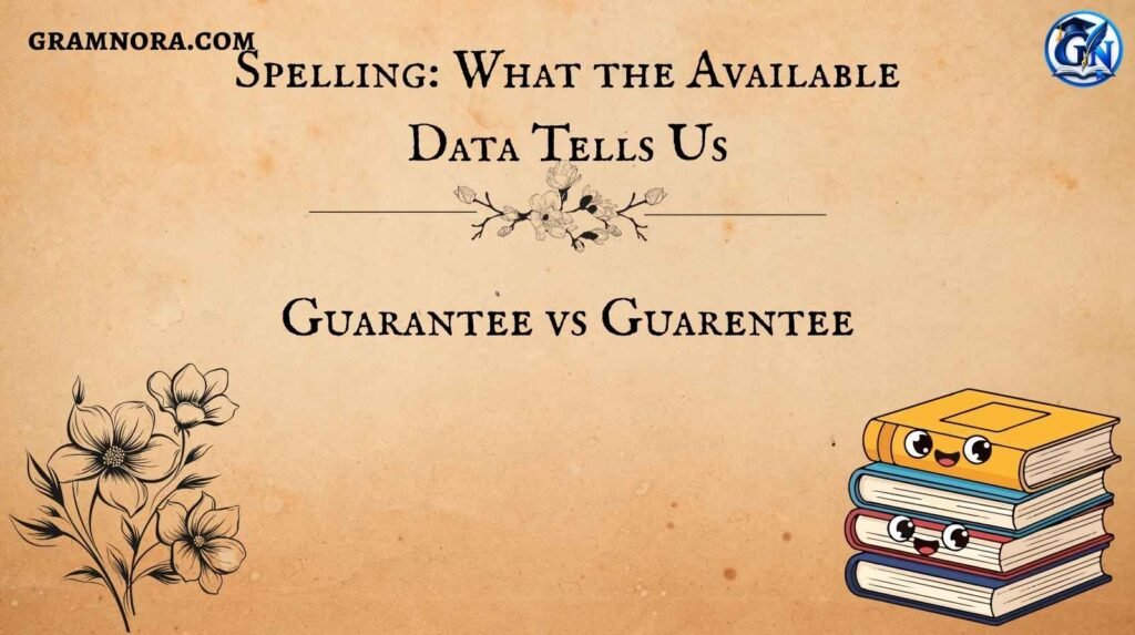 Guarantee vs Guarentee