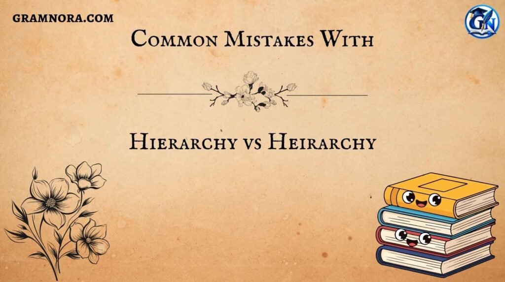 Hierarchy vs Heirarchy