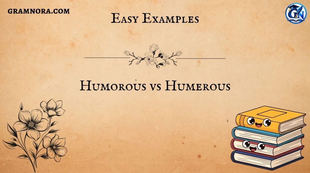 Humorous vs Humerous