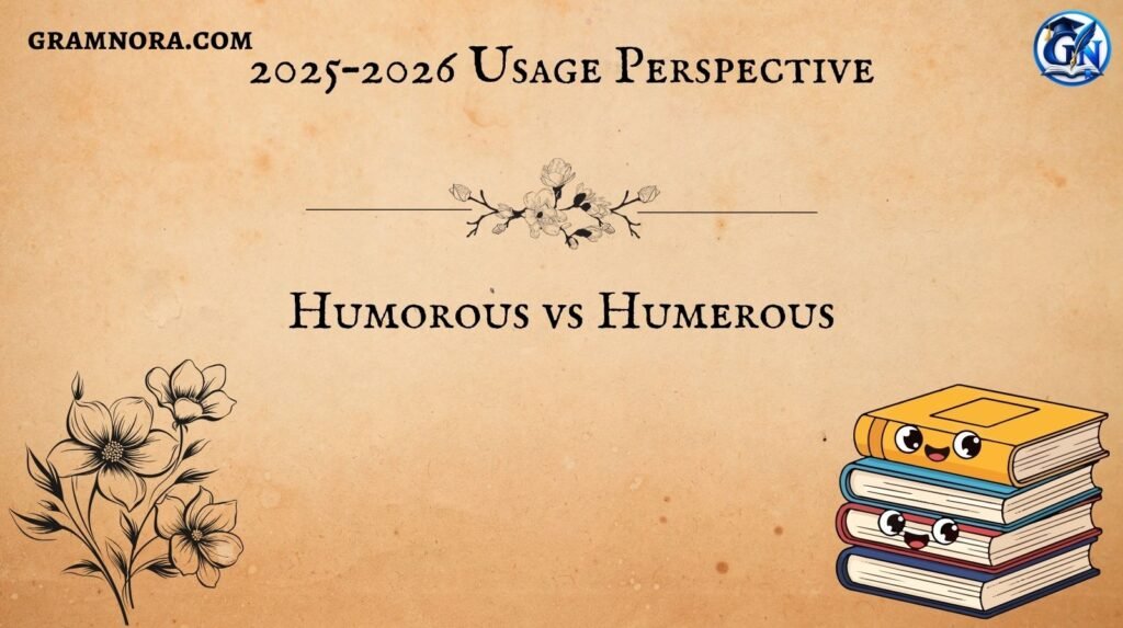 Humorous vs Humerous