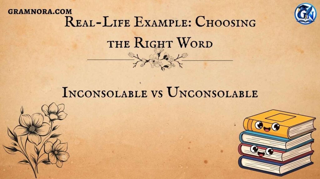 Inconsolable vs Unconsolable