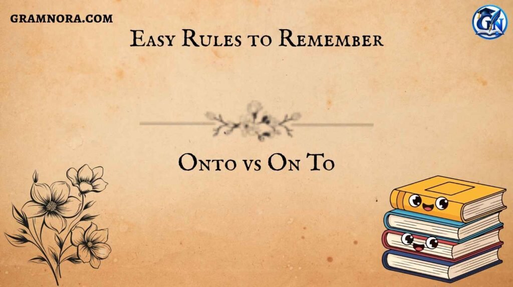 Onto vs On To