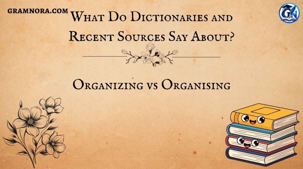 Organizing vs Organising