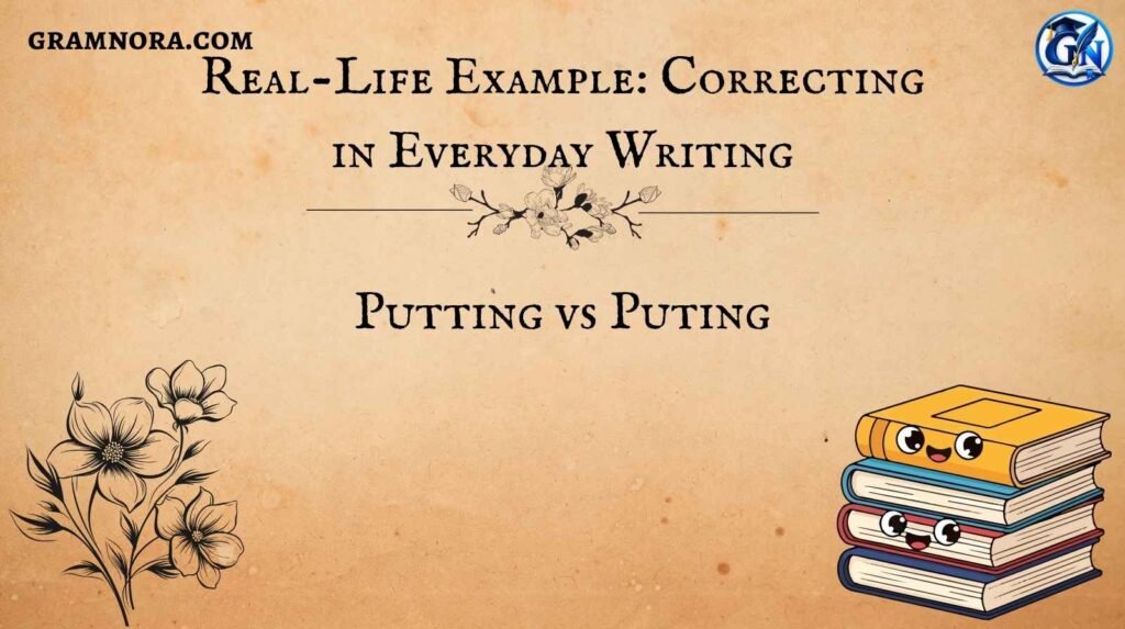 Putting vs Puting
