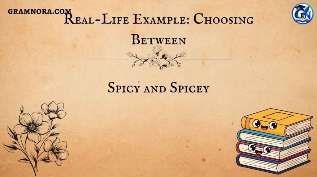 Spicy vs Spicey