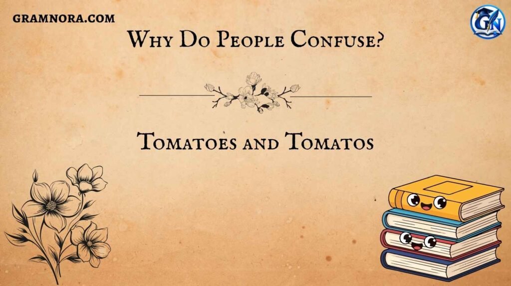 Tomatoes and Tomatos