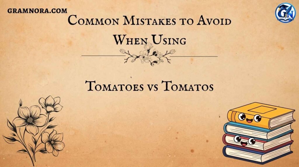 Tomatoes vs Tomatos