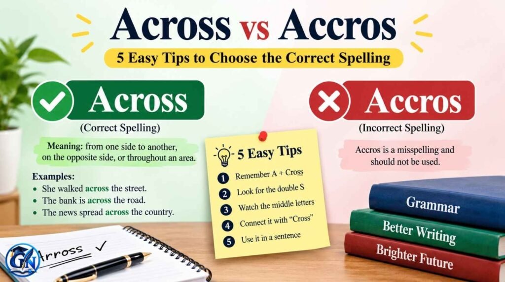 Across vs Accros
