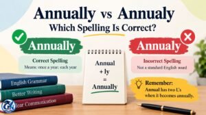 Annually vs Annualy