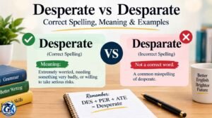 Desperate vs Desparate