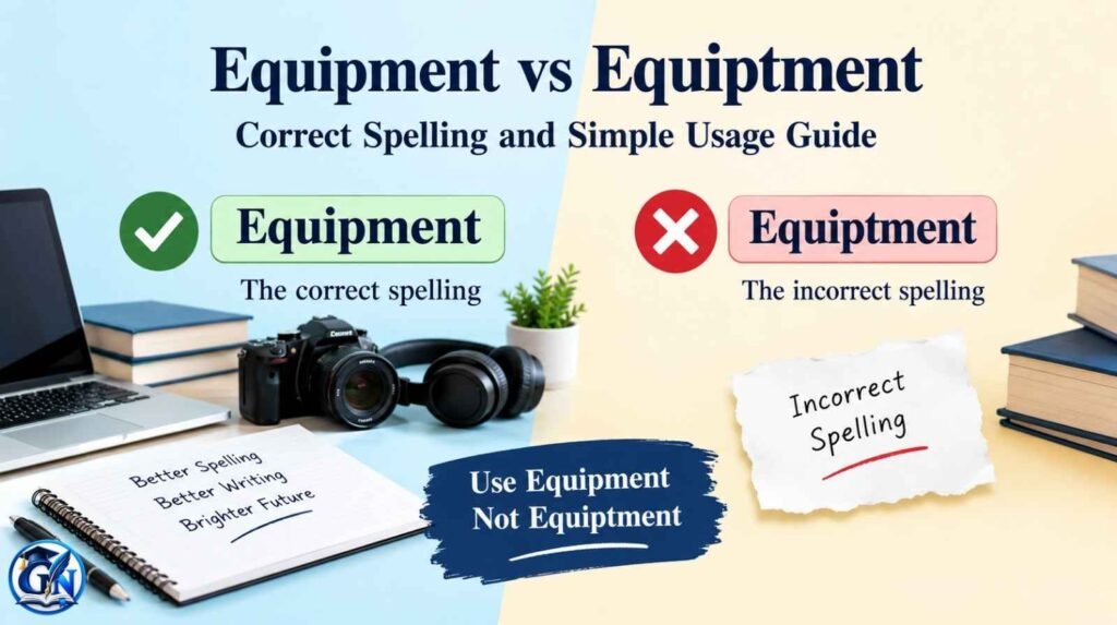 Equipment vs Equiptment
