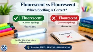Fluorescent vs Flourescent