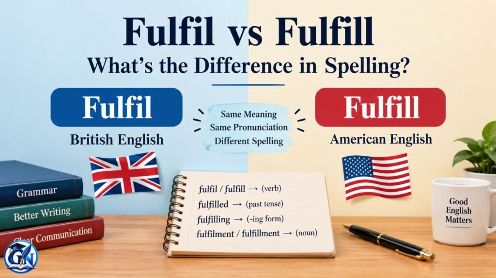Fulfil vs Fulfill