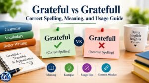 Grateful vs Gratefull