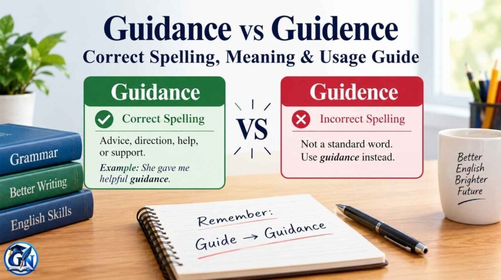 Guidance vs Guidence