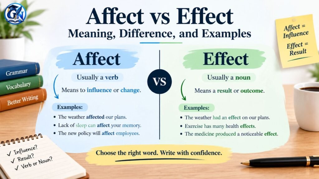 Affect vs Effect