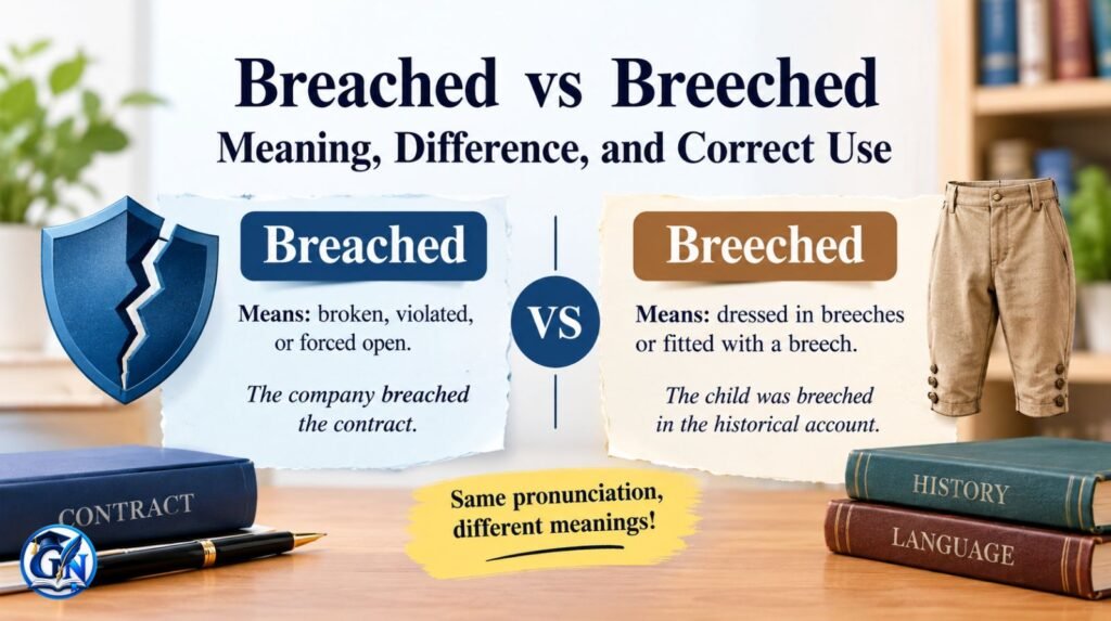 Breached vs Breeched