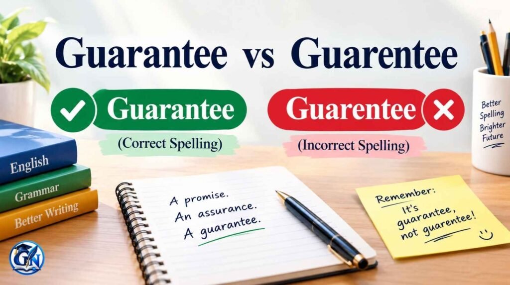 Guarantee vs Guarentee