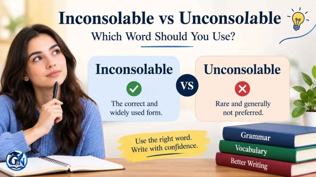 Inconsolable vs Unconsolable